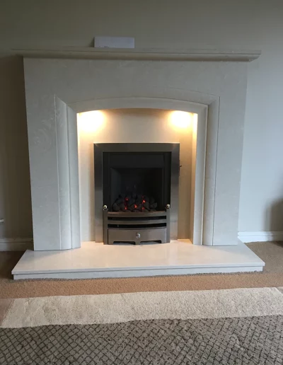 2401 E _ H Flecia fireplace with paragon slimline gas fire