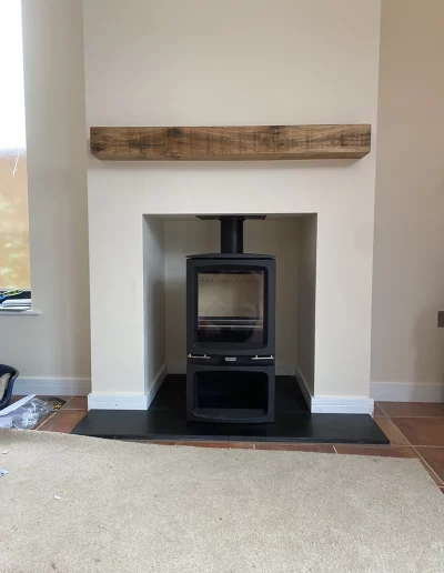 3059 Stovax Midi with Midline base wood burning stove