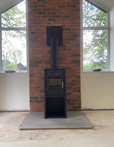 3455 Arrow i400 with twinwall insulated flue